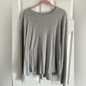 Aerie Grey Long Sleeve Shirt
